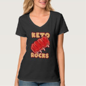 Keto Rocks Grilled Spare Ribs   T-Shirt (Vorderseite)