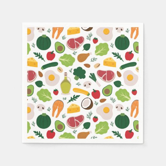 Keto Serviette (Vorderseite)