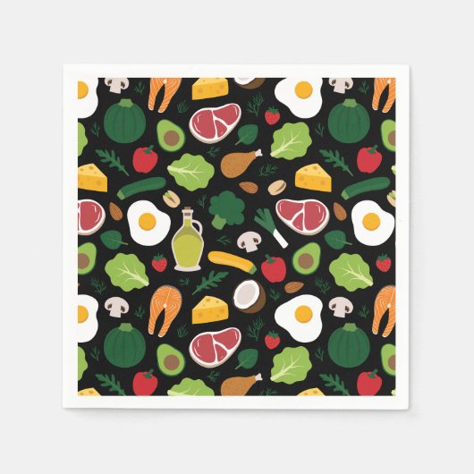 Keto Serviette (Vorderseite)