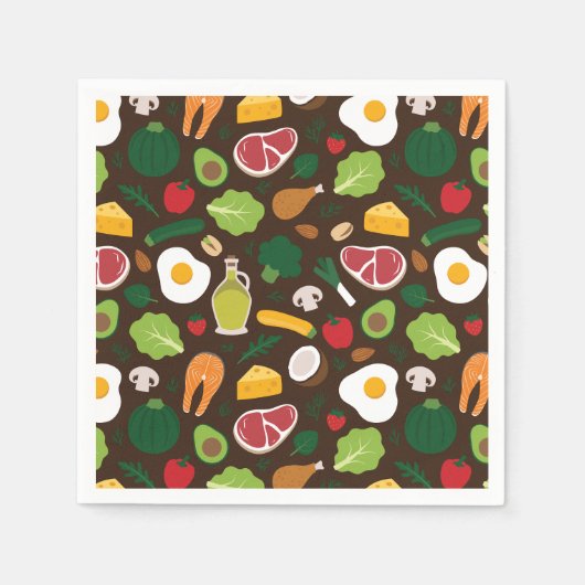 Keto Serviette (Vorderseite)