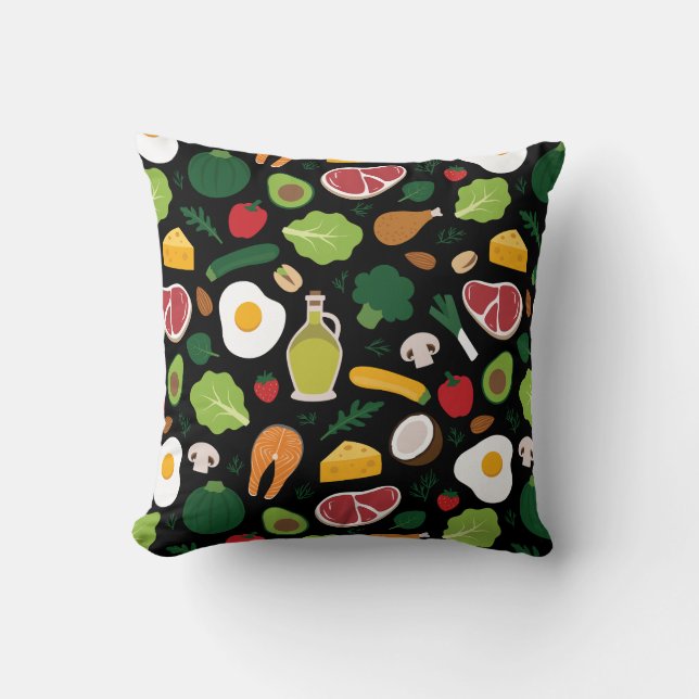 Keto Throw Pillow Kissen (Vorderseite)