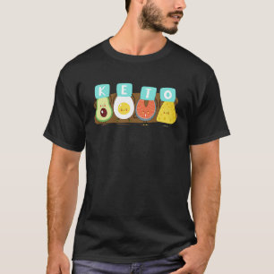 Keto Vater Frohes Essen auf Keto Diät T-Shirt