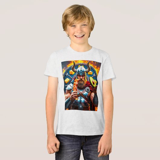 Keto Warrior 🥓 🔥 - Macht euch fett! Tri-Blend Shirt (Vorderseite voll)