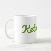 KETOgenial klassische weiße Tasse (Links)