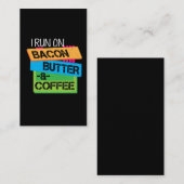 Keton-T-Shirt, das ich auf Speck-Butter-und Visitenkarte (Vorne/Hinten)