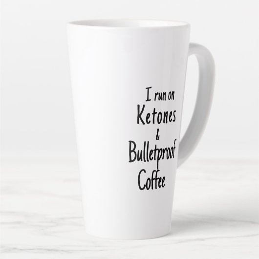 Ketone & Bulletproof Doppelseitige Tasse (Rechte Ecke)