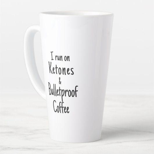 Ketone & Bulletproof Doppelseitige Tasse (Linke Ecke)