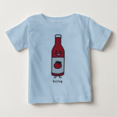 Ketschup-Flaschen-Tomatensauce-Tabellenwürze Baby T-shirt (Vorderseite)