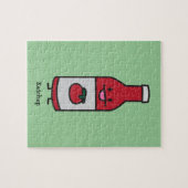 Ketschup-Flaschen-Tomatensauce-Tabellenwürze Puzzle (Horizontal)