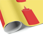 Ketschup Geschenkpapier (Rolleneckpunkt)