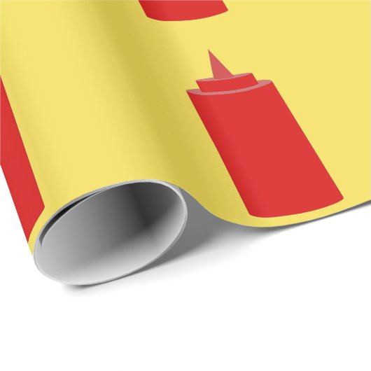 Ketschup Geschenkpapier (Rolleneckpunkt)