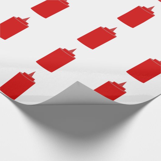 Ketschup Geschenkpapier (Ecke)