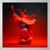 Ketschup-Poster Poster (Vorne)