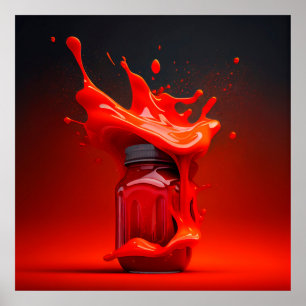 Ketschup-Poster Poster