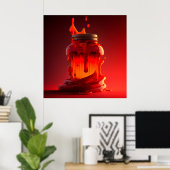 Ketschup-Poster Poster (Heimbüro)