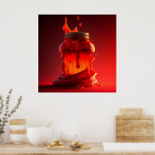 Ketschup-Poster Poster (Küche)