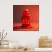 Ketschup-Poster Poster (Küche)