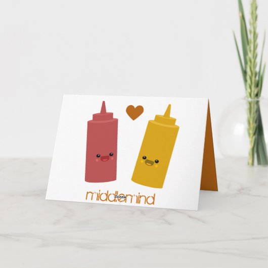 Ketschup-u. Senf-Freunde Karte (Rückseite)