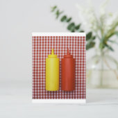 Ketschup u. Senf Postkarte (Stehend Vorderseite)