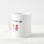 Ketschup und Fischrogen! Kaffeetasse (Vorderseite Links)