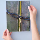 Kette an Holz Flyer (Hand)