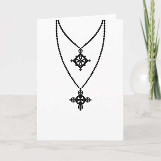 Kette & Anhänger Karte (Vorderseite)
