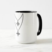 Kette & Anhänger Tasse (VorderseiteRechts)