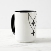 Kette & Anhänger Tasse (Vorderseite Links)