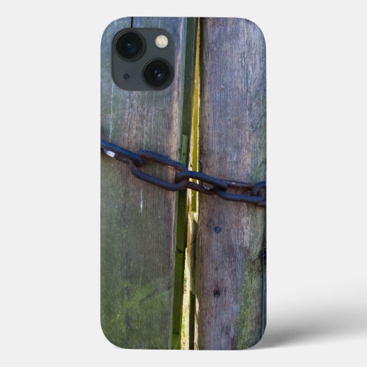 Kette auf Holz Case-Mate iPhone Hülle (Rückseite)