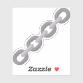 Kette Aufkleber (Blatt)