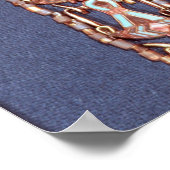 Kette der aufsteigenden Sonne Poster (Ecke)