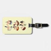 Kette des Klatsches Gepäckanhänger (Vorderseite horizontal)