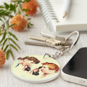 Kette des Klatsches Schlüsselanhänger (Vorderseite rechts)