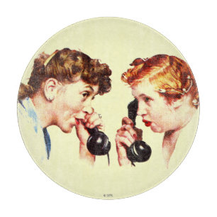 Kette des Klatsches Schneidebrett