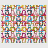Kette, Kette Geschenkpapier (Flach)