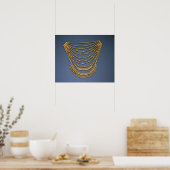 Kette mit Glocken Poster (Küche)