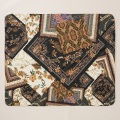 Kette, Paisley, Blumen: vintage Patchwork. Sherpadecke (Vorderseite (Horizontal))