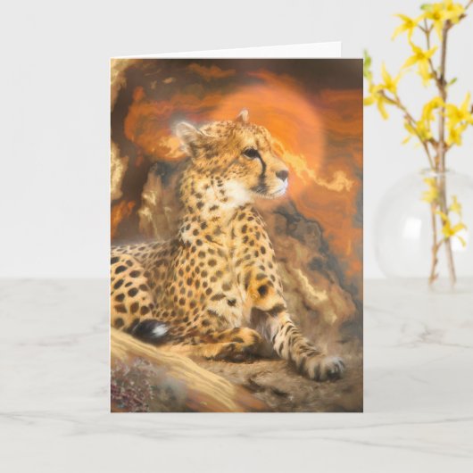 KETTE STEHEND KARTE (Gelbe Blume)