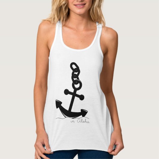Kette und verankert tank top (Vorderseite)