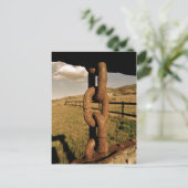 Kette & Zaun Postkarte (Stehend Vorderseite)