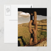 Kette & Zaun Postkarte (Vorne/Hinten)