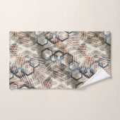 Ketten auf Blätter aus Palmen. Badhandtuch Set (Handtuch)