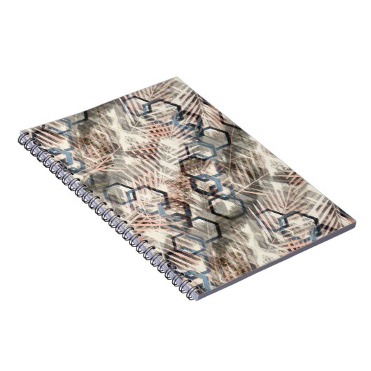 Ketten auf Blätter aus Palmen. Notizblock (Rechte Seite)