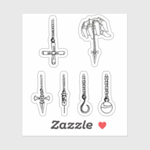 Ketten-Aufkleberpackung der Kurapika Aufkleber