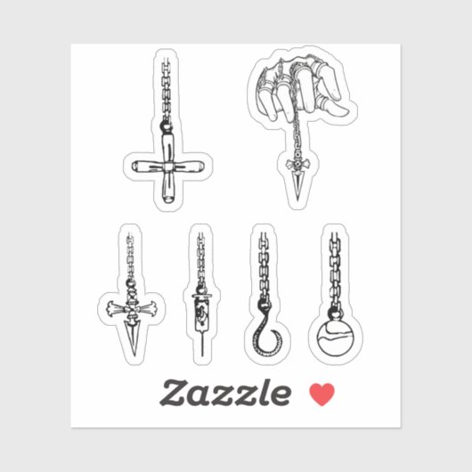 Ketten-Aufkleberpackung der Kurapika Aufkleber (Blatt)