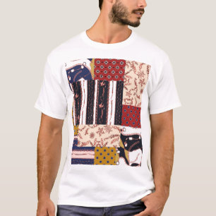 Ketten-Barock-Seil geometrisches Muster T-Shirt