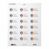 Ketten Freitibet Adressaufkleber (Vorne)