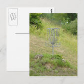 Ketten mit einem Golf-Aktionskorb Postkarte (Vorne/Hinten)