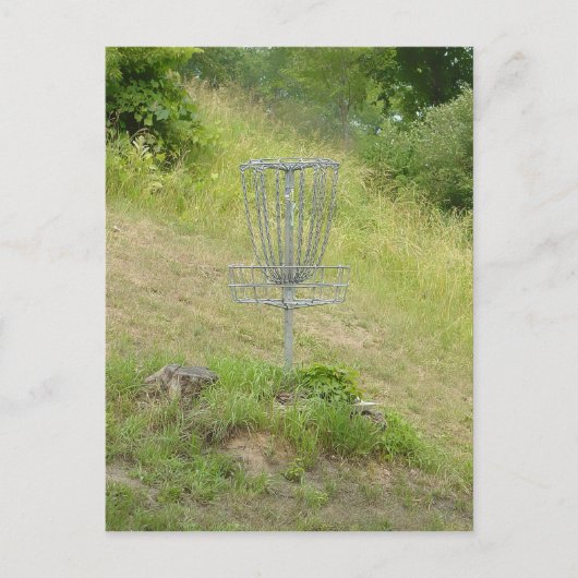 Ketten mit einem Golf-Aktionskorb Postkarte (Vorderseite)