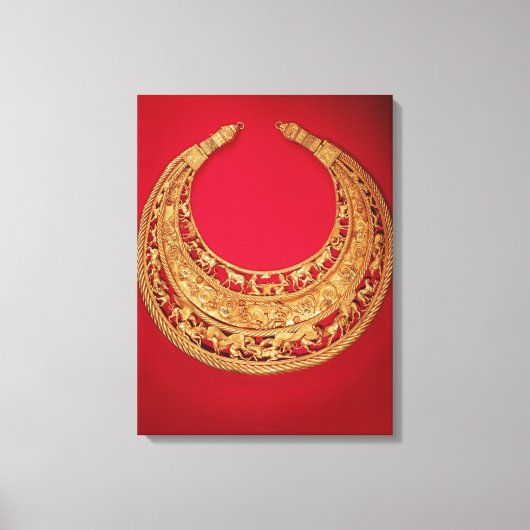 Ketten mit pastoralen Szenen Leinwanddruck (Vorderseite)